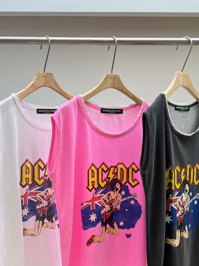 MAISONDEGLORY韓國直郵女士新款25春夏休閑熱賣吊帶背心復古MAISON DE GLORY吊帶/背心