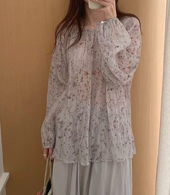 OLA東大門代購女裝新款職業25春夏熱賣真品時尚休閑襯衫蕾絲衫mellor/OLA襯衫/蕾絲衫