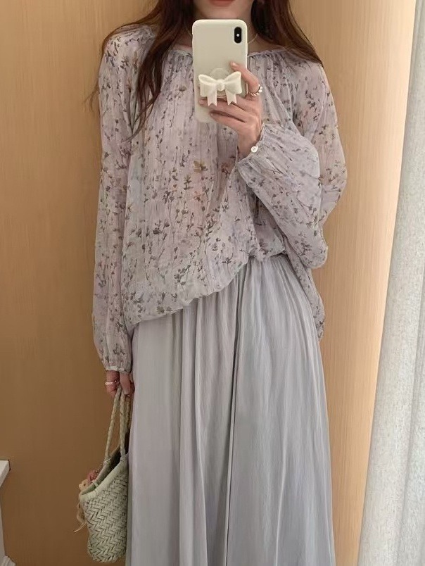 OLA東大門代購女裝新款職業25春夏熱賣真品時尚休閑襯衫蕾絲衫mellor/OLA襯衫/蕾絲衫