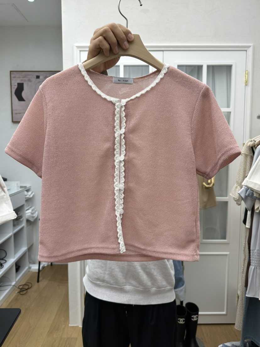 RE:FRESH-L東大門直郵女士新品25春夏真品時尚職業休閑T恤RE:FRESHT恤圖色1
