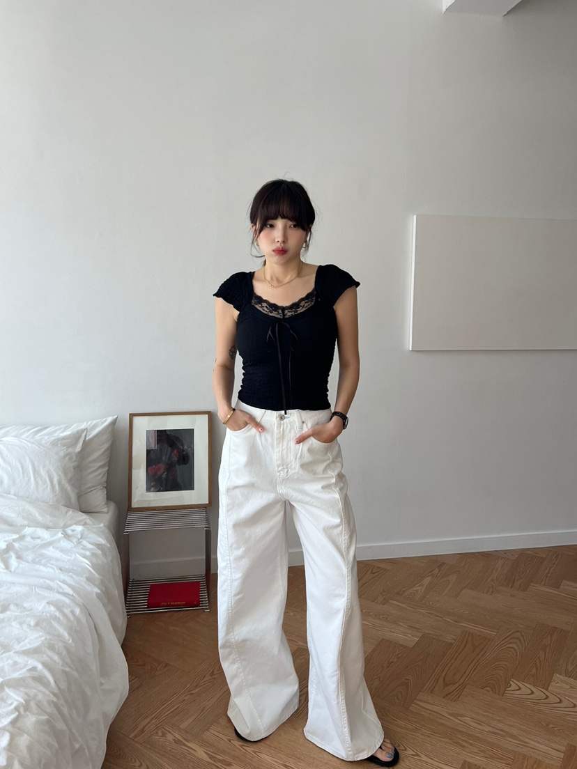 SOLAR東大門直郵女裝新款推薦真品25春夏人氣休閑時尚牛仔褲SOLAR牛仔褲