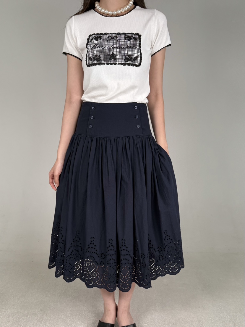 SHIRRING東大門代購女裝新品時尚推薦職業休閑半身裙中短裙SHIRRING半身裙/中短裙