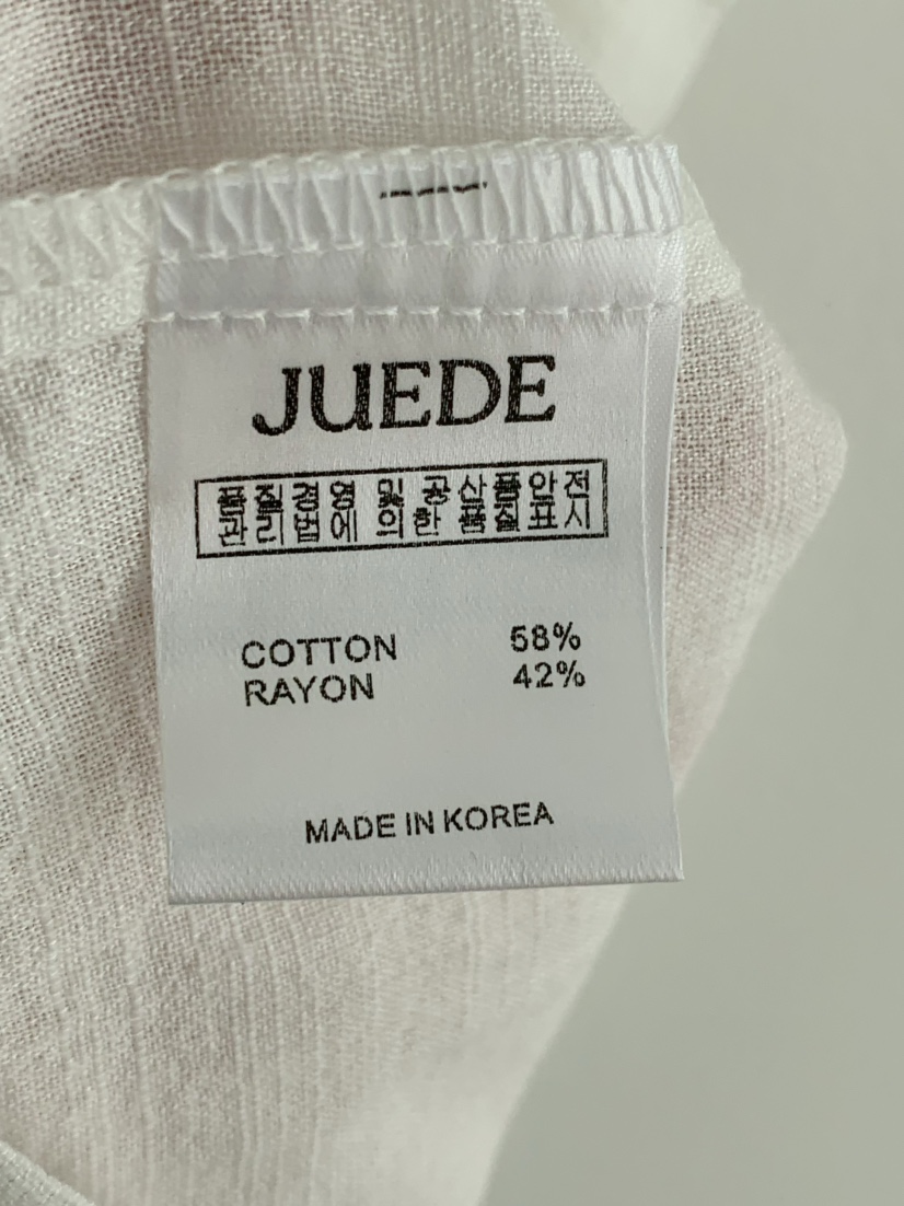 JUEDE(此品牌容易投訴)韓國直郵女裝新品25春夏襯衫蕾絲衫JUEDE襯衫/蕾絲衫