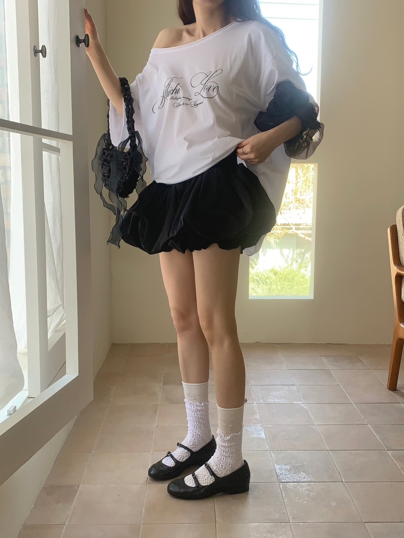 JKICHI韓國㊣直郵東大門代購女裝新款熱賣休閑25春夏T恤露肩JKICHIT恤