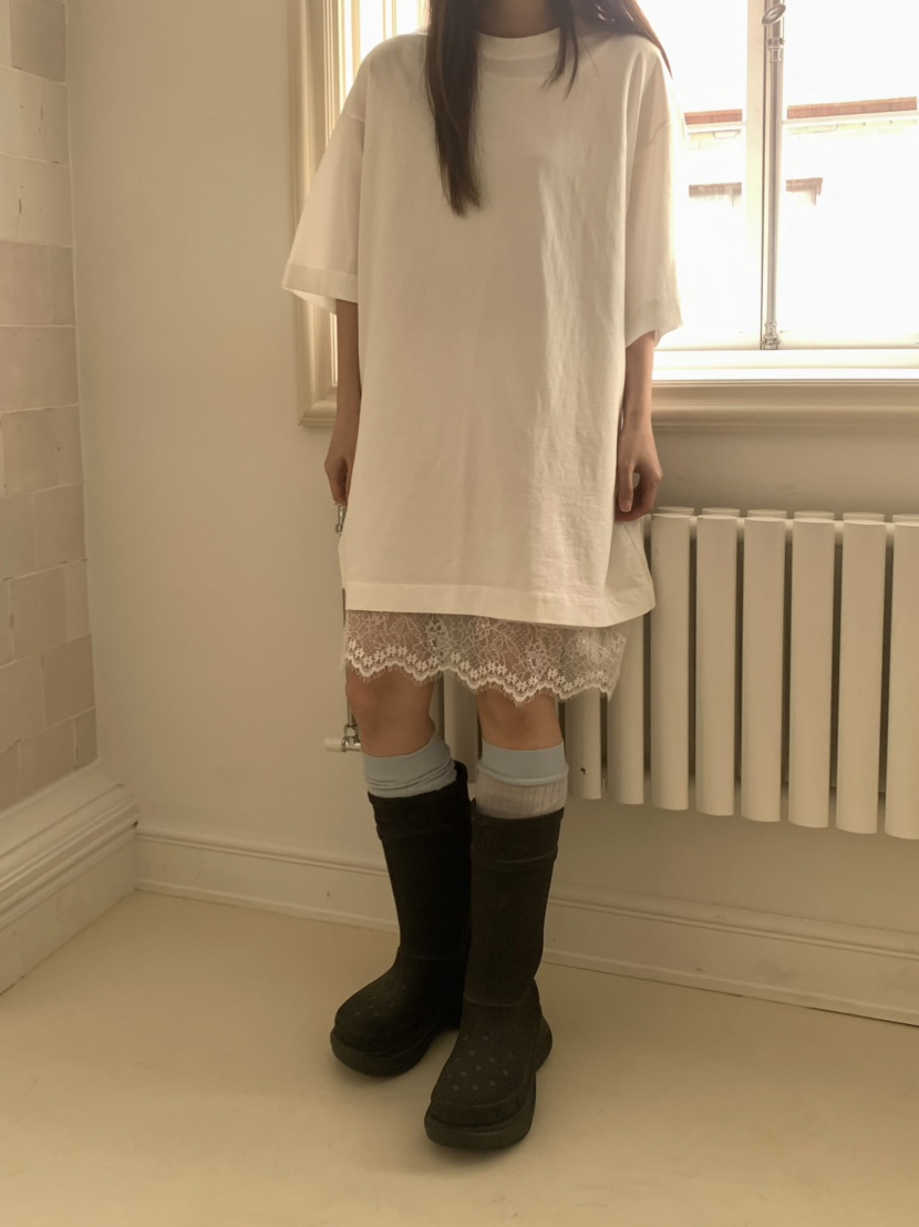 PEBBLE直郵韓國代購㊣女裝新品休閑25春夏人氣時尚熱賣推薦T恤PEBBLE/LAYERT恤