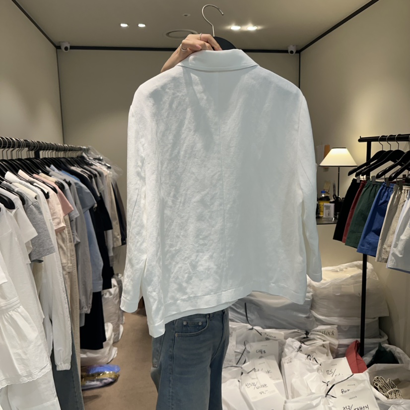 RE STOCK直郵韓國代購㊣女裝新品人氣休閑25春夏推薦熱賣夾克RE STOCK夾克
