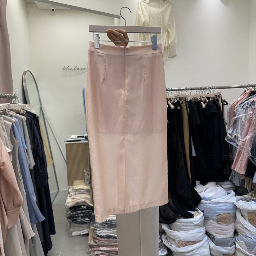THE LOW韓國直郵㊣女裝新品25春夏熱賣時尚休閑推薦人氣長裙THE LOW長裙