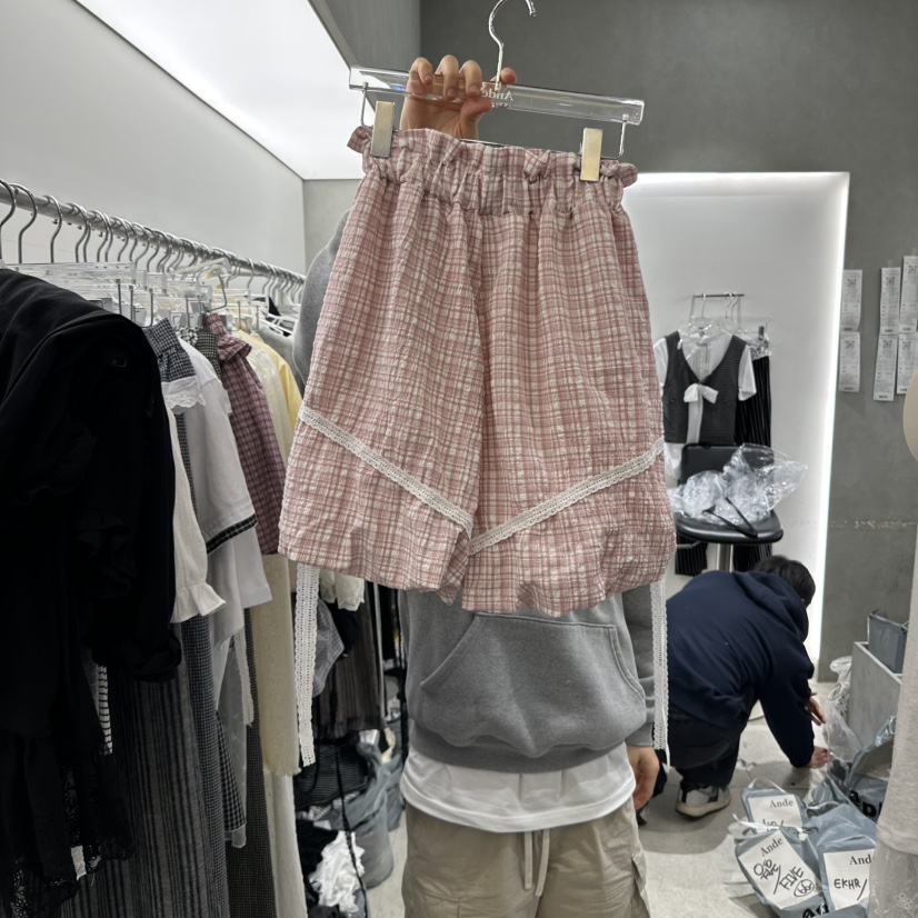 ANDE直郵韓國代購㊣女裝新品休閑人氣時尚25春夏熱賣推薦短褲ANDE短褲