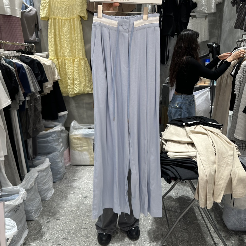 A-DEL韓國直郵㊣東大門實拍女裝新款25春夏推薦時尚休閑褲A-DEL休閑褲圖色2