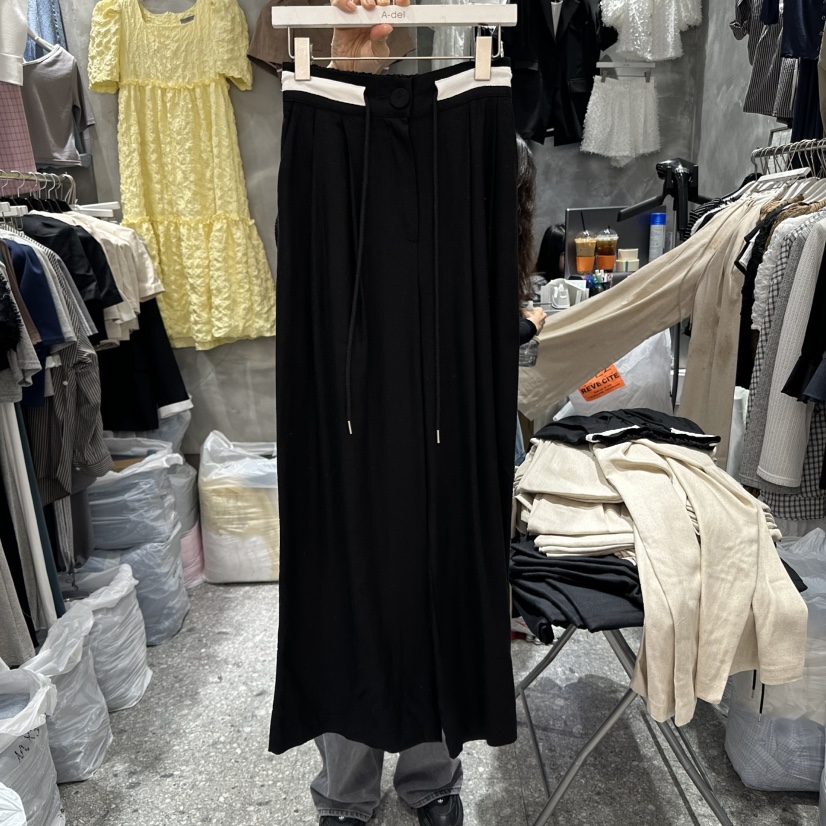 A-DEL韓國直郵㊣東大門實拍女裝新款25春夏推薦時尚休閑褲A-DEL休閑褲圖色3