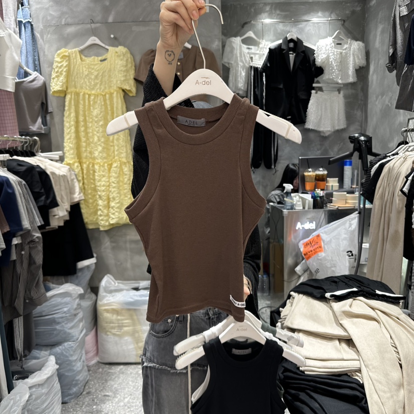 A-DEL韓國㊣直郵東大門代購女裝新品人氣推薦25春夏吊帶背心A-DEL吊帶/背心圖色3