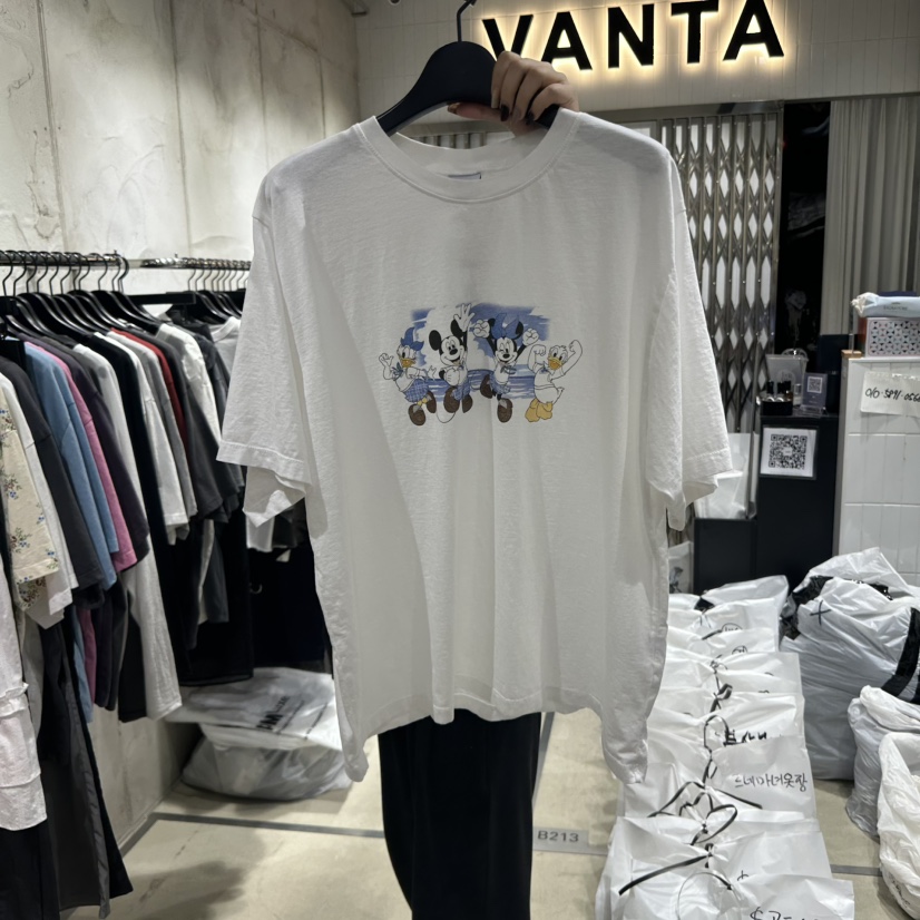 VANTA韓國直郵㊣東大門實拍女裝新品25春夏熱賣人氣休閑T恤VANTAT恤