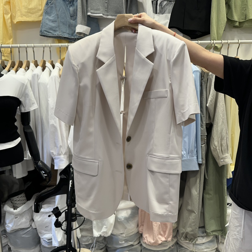 Q C韓國㊣直郵東大門代購女裝新品推薦時尚休閑熱賣25春夏夾克Republlc of qc夾克圖色2