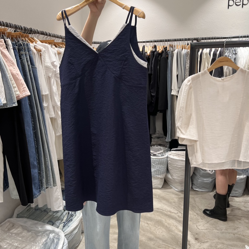 ALMOND PEPE直郵韓國代購㊣女裝新品推薦熱賣休閑25春夏連衣裙ALMOND PEPE連衣裙圖色2