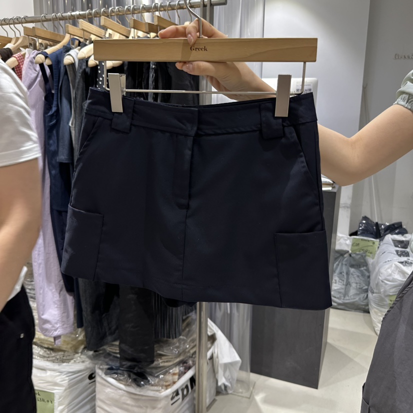 GREEK直郵韓國代購㊣女裝新品推薦休閑人氣熱賣時尚25春夏短裙GREEK短裙圖色2