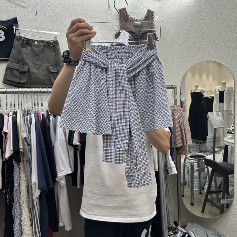MAGOT韓國㊣直郵東大門代購女裝新款推薦熱賣休閑25春夏短裙IIIΛGOT/MAGOT短裙