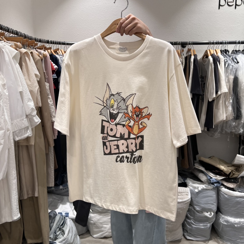 ALMOND PEPE韓國直郵㊣女裝新款25春夏推薦熱賣人氣時尚T恤ALMOND PEPET恤