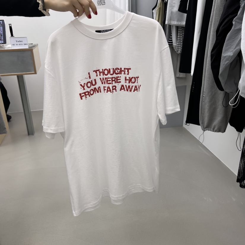 STAINLESS韓國直郵㊣東大門實拍女裝新品推薦熱賣25春夏T恤STAINLESST恤圖色1