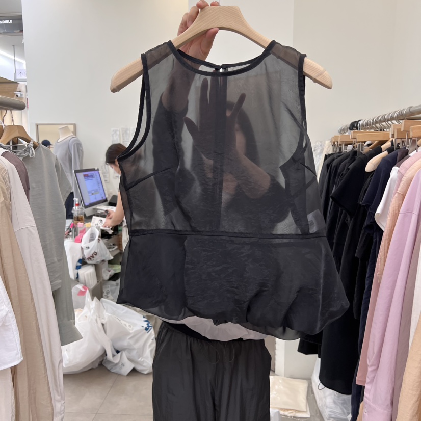 MOIBLE韓國㊣直郵東大門代購女裝新款時尚吊帶背心不含內搭MOIBLE吊帶/背心圖色2