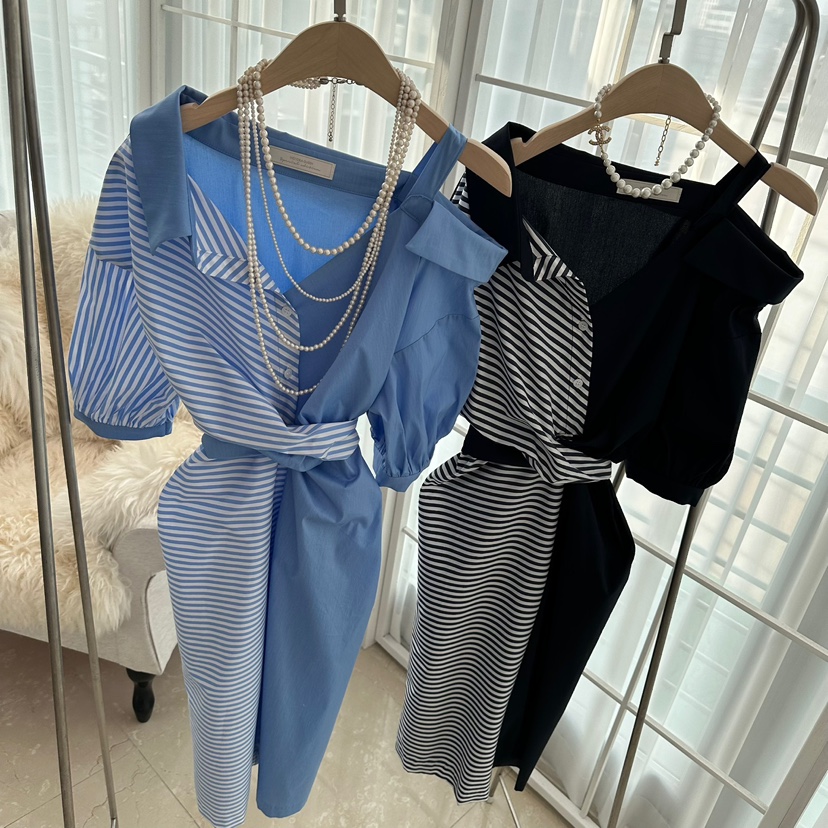 VICTORIA QUEEN韓國直郵女裝新品時尚休閑熱賣連衣裙不含配飾VICTORIA QUEEN連衣裙