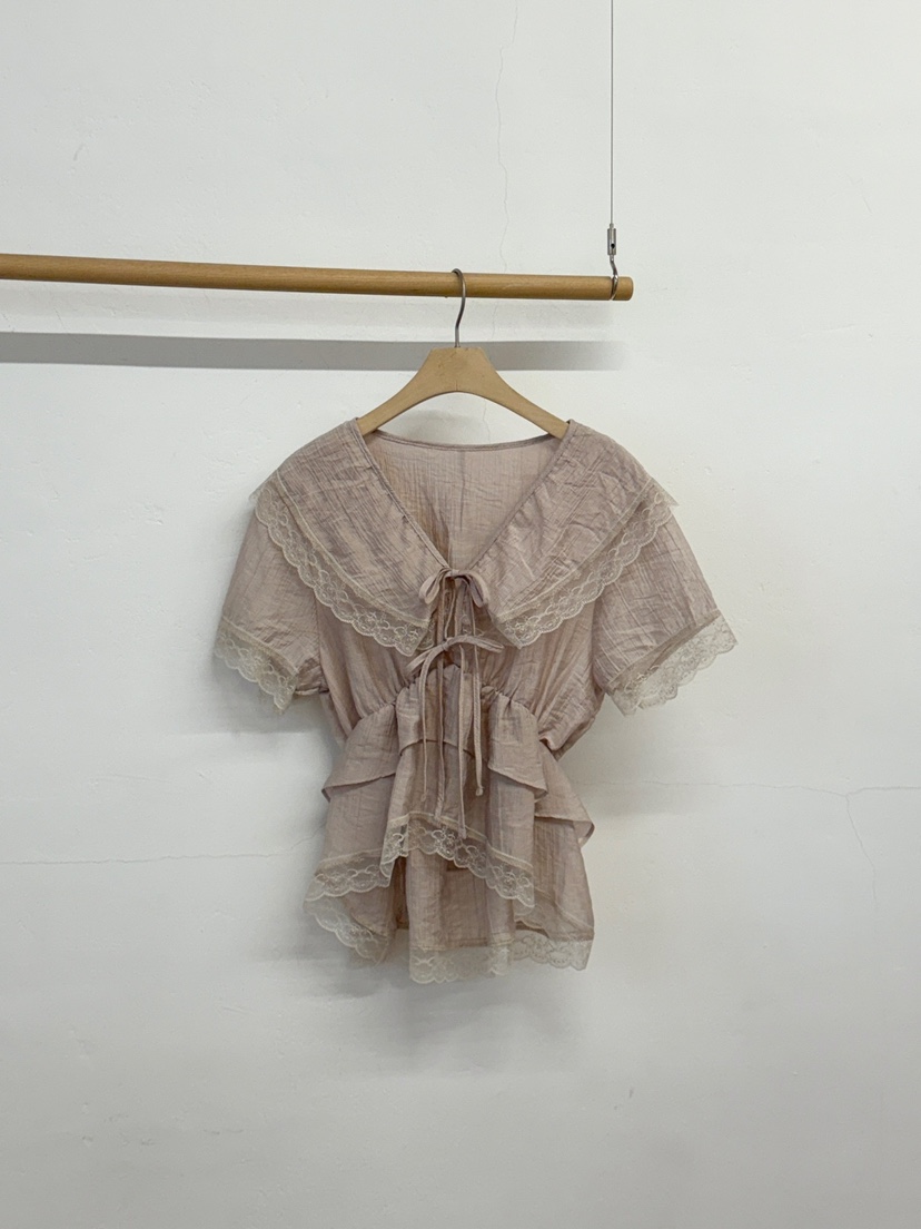 MORE THAN-P東大門實拍女士新款推薦人氣真品職業襯衫蕾絲衫MORE THAN襯衫/蕾絲衫圖色2