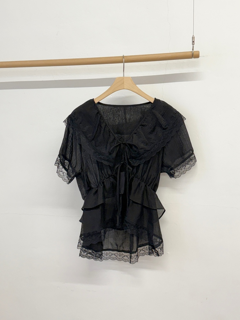 MORE THAN-P東大門實拍女士新款推薦人氣真品職業襯衫蕾絲衫MORE THAN襯衫/蕾絲衫圖色3