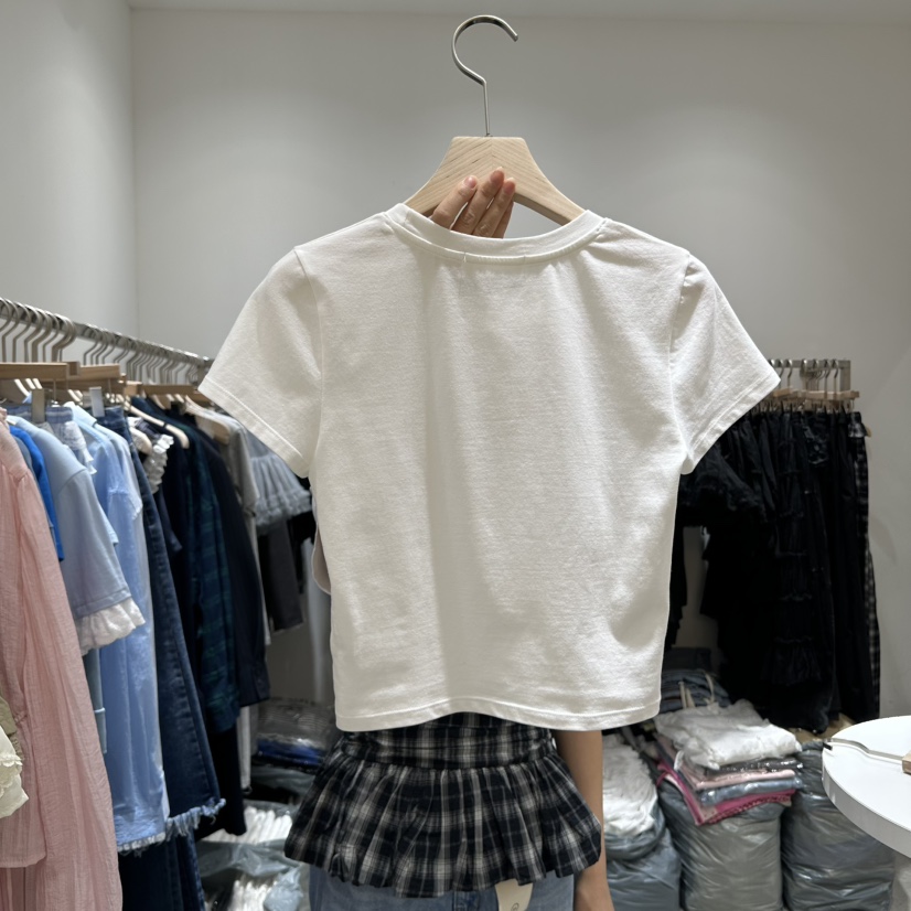 RE STYLE-Q東大門直郵女裝新款休閑時尚職業真品人氣推薦T恤RE STYLET恤