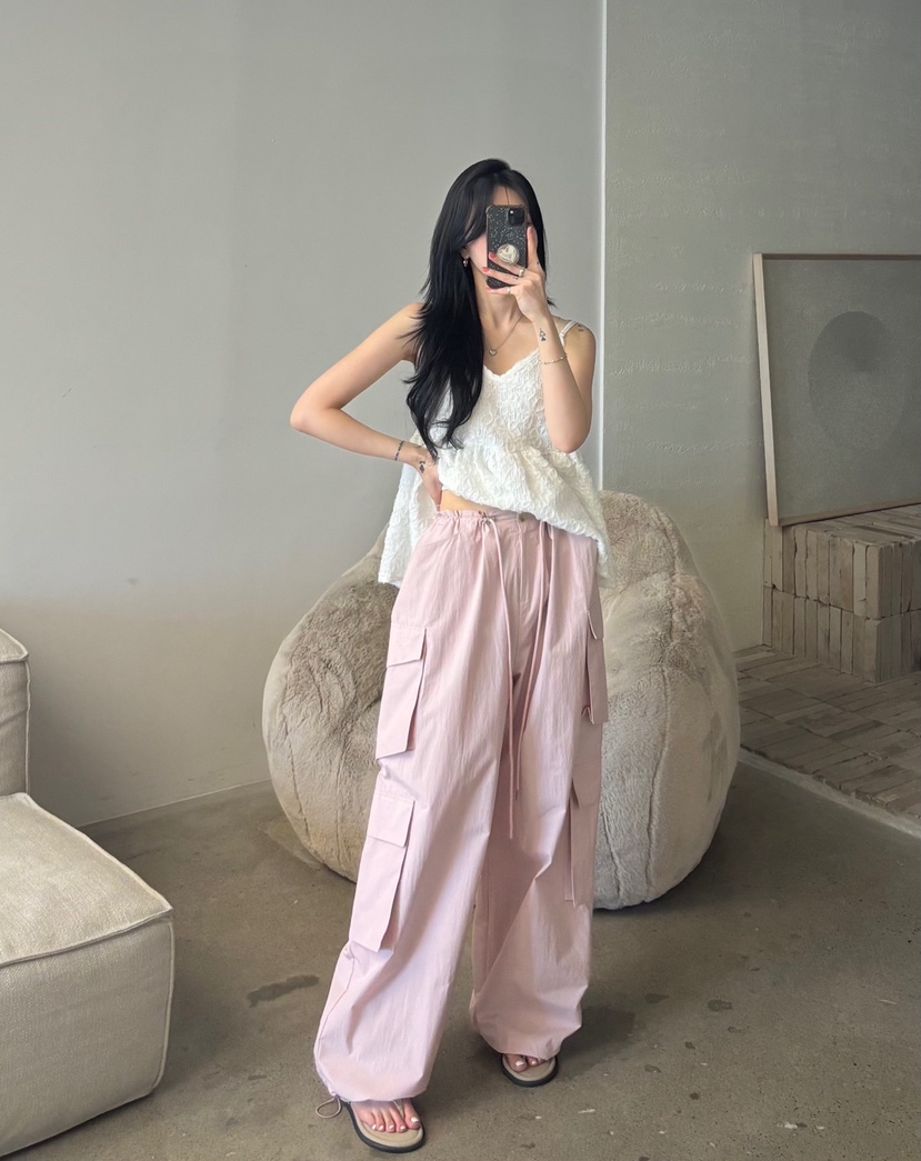 AMUSE SEOUL東大門代購女士新品熱賣人氣休閑時尚25春夏休閑褲AMUSE SEOUL休閑褲