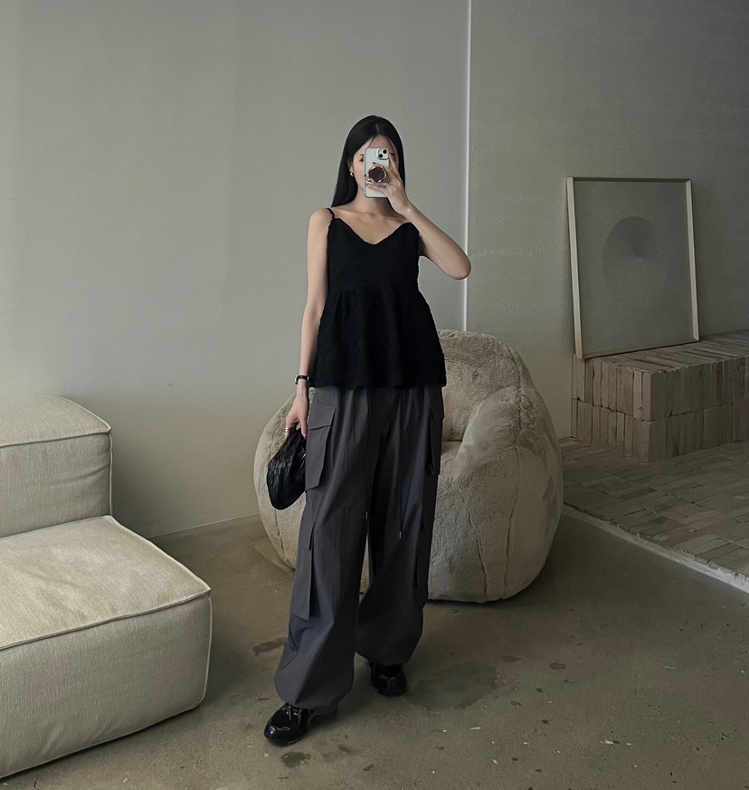 AMUSE SEOUL東大門代購女士新品熱賣人氣休閑時尚25春夏休閑褲AMUSE SEOUL休閑褲