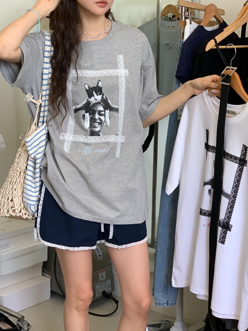 MORE THAN-P韓國代購女士新品人氣職業熱賣休閑推薦時尚T恤MORE THANT恤