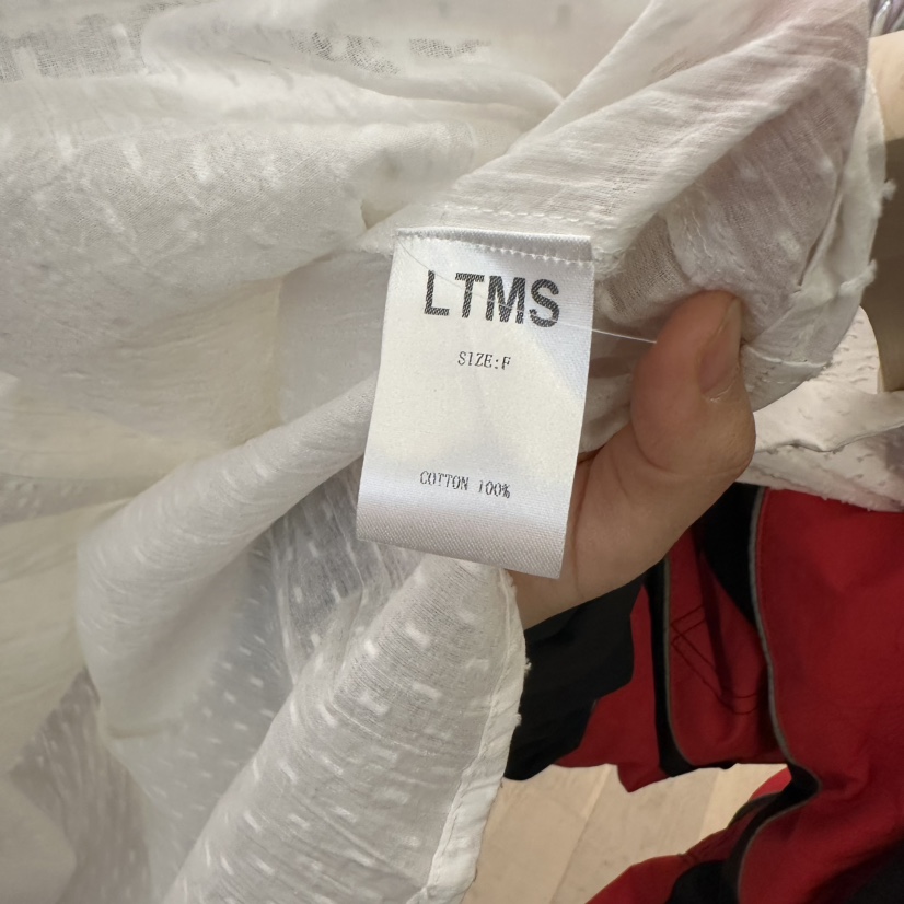 LTMS東大門直郵女裝新款職業熱賣時尚真品25春夏襯衫蕾絲衫LTMS襯衫/蕾絲衫