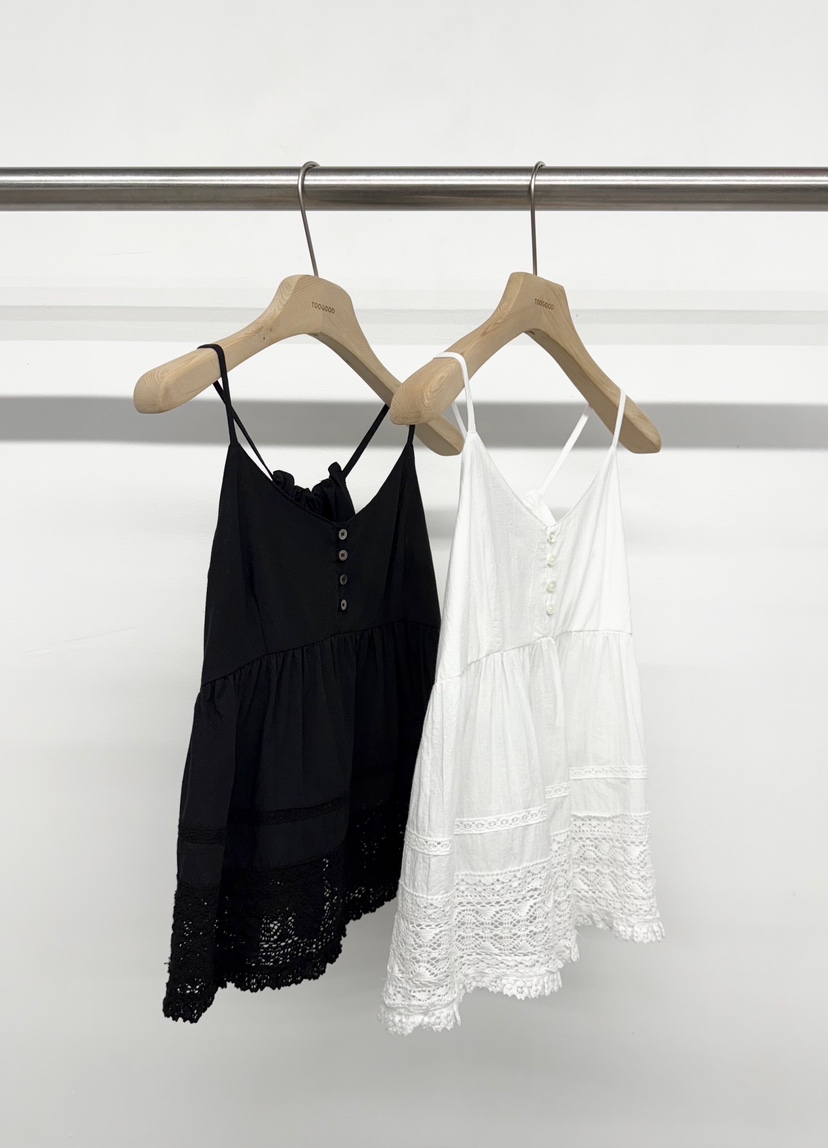 TOOGOOD東大門直郵女士新品25春夏休閑熱賣時尚吊帶背心紐扣TOOGOOD吊帶/背心