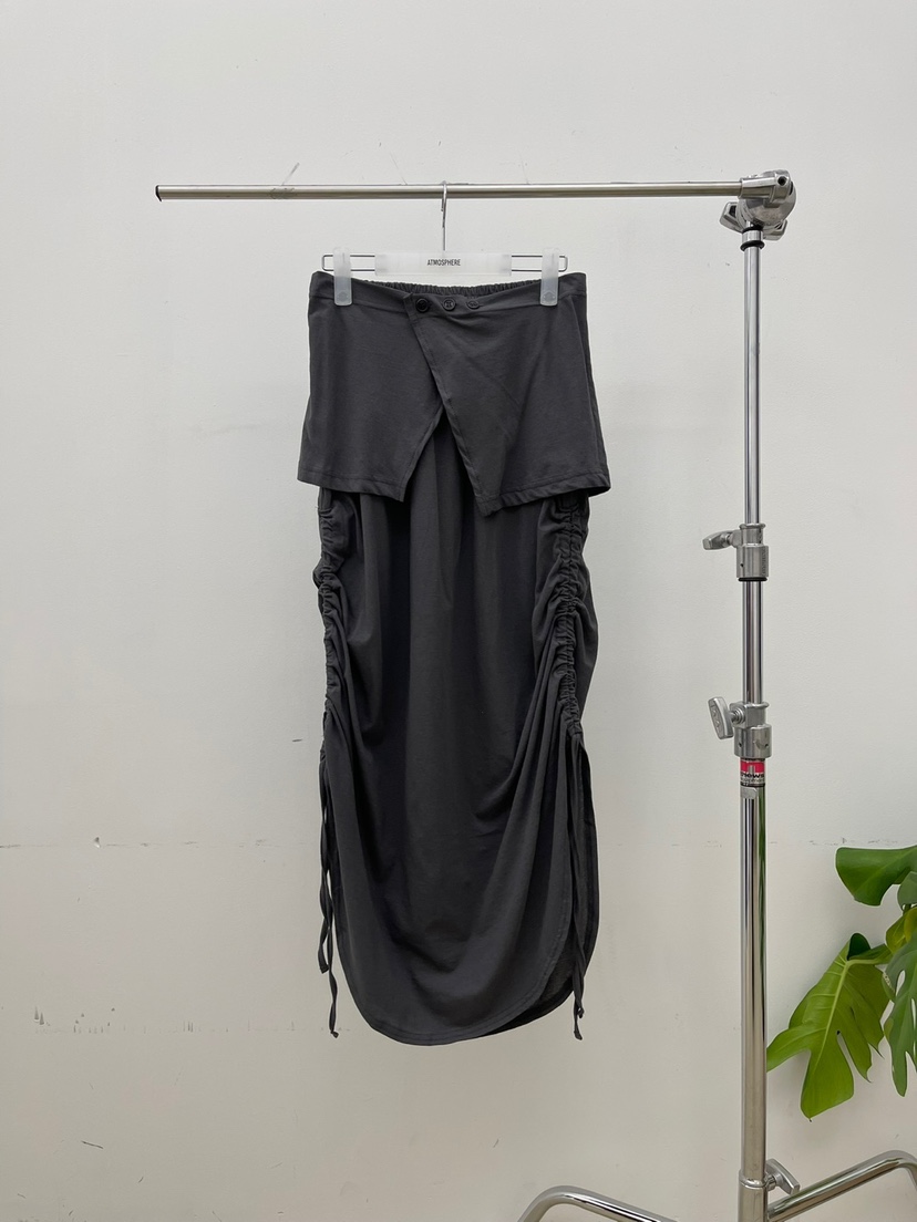 ATMOSPHERE韓國直郵女士新品25春夏推薦真品職業時尚休閑長裙ATMOSPHERE/BLING長裙圖色2