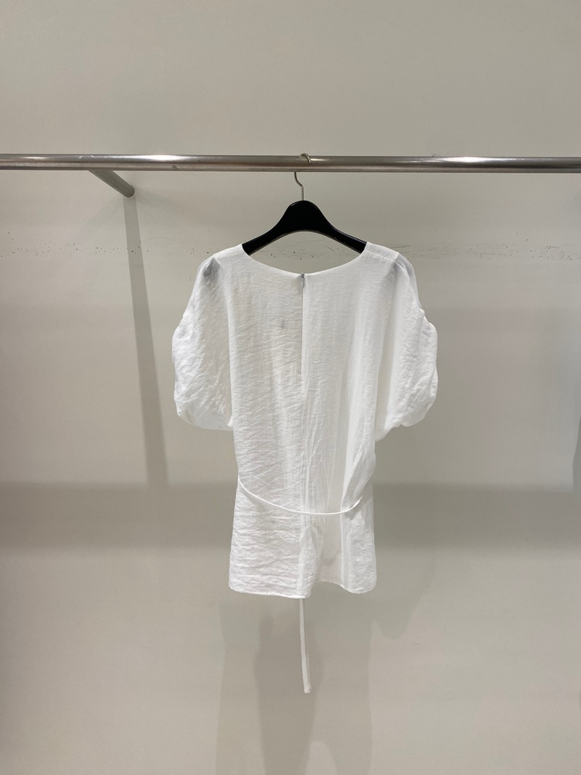 WELL KNOWN東大門代購女裝新品休閑熱賣襯衫蕾絲衫含腰繩腰帶WELL KNOWN襯衫/蕾絲衫