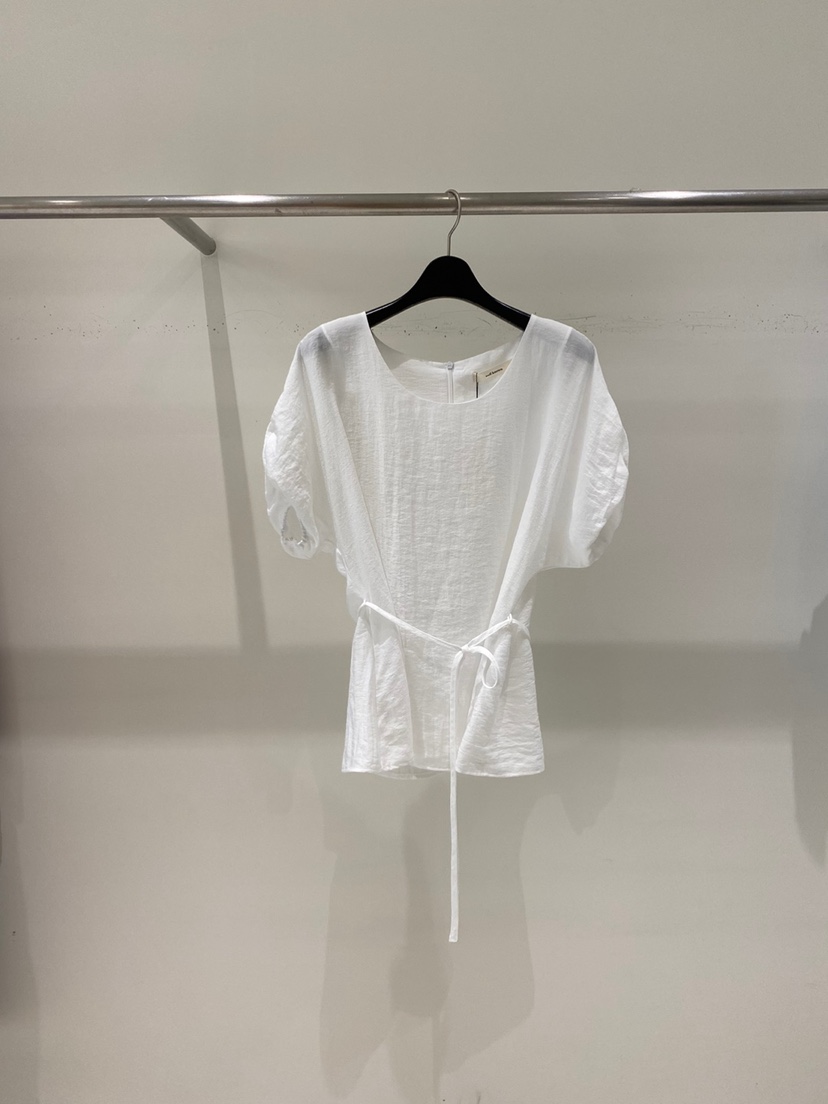 WELL KNOWN東大門代購女裝新品休閑熱賣襯衫蕾絲衫含腰繩腰帶WELL KNOWN襯衫/蕾絲衫