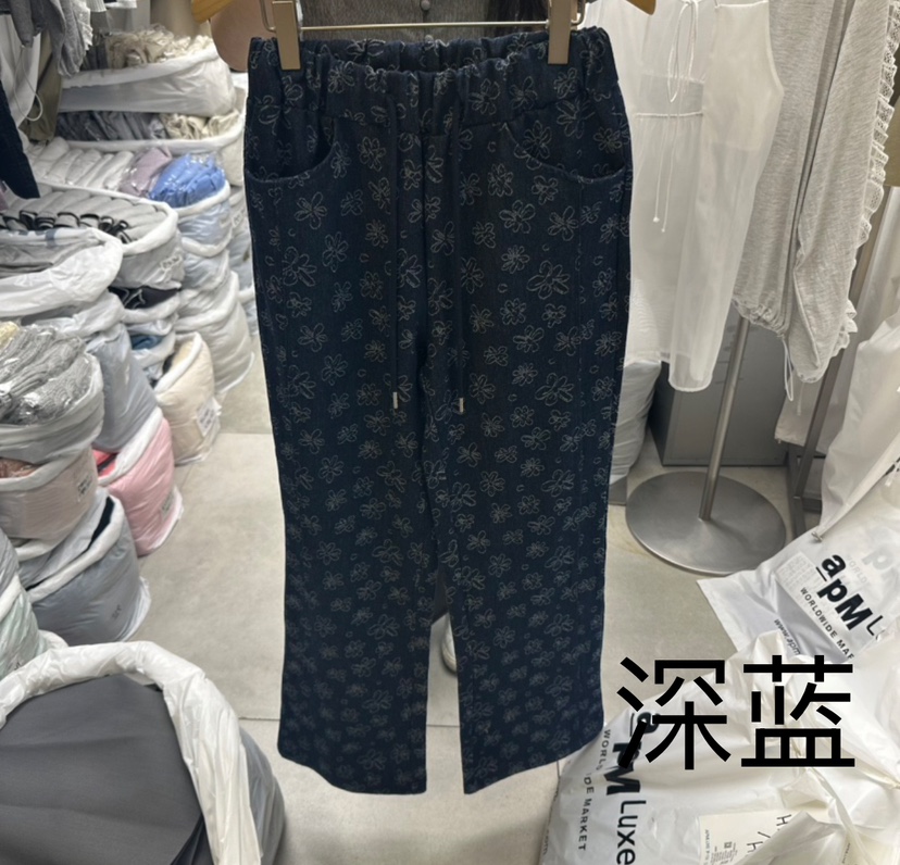 UOOV韓國直郵女裝新款時尚25春夏人氣推薦熱賣真品休閑休閑褲UOOV休閑褲圖色2