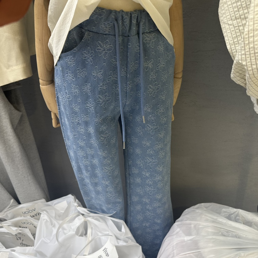 UOOV韓國直郵女裝新款時尚25春夏人氣推薦熱賣真品休閑休閑褲UOOV休閑褲圖色3