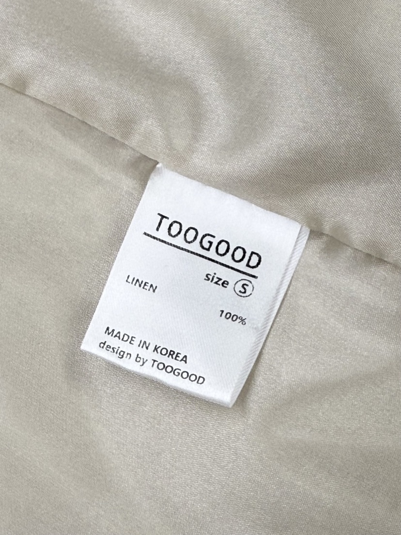 TOOGOOD東大門實拍女士新款推薦25春夏熱賣職業休閑連衣裙亞麻TOOGOOD連衣裙