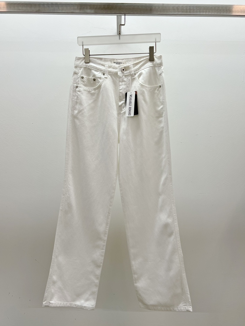 WEARABLE-L韓國直郵女裝新品25春夏真品推薦休閑人氣牛仔褲WEARABLE牛仔褲