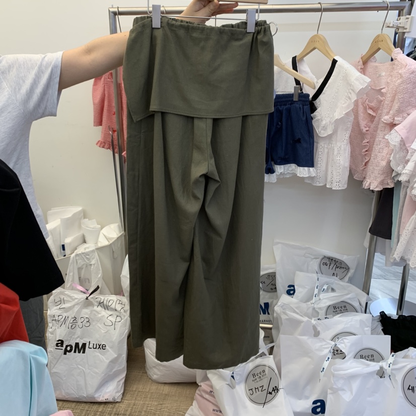 BEEN-A韓國代購女裝新品推薦職業熱賣休閑時尚25春夏裙褲破洞BEEN-A裙褲