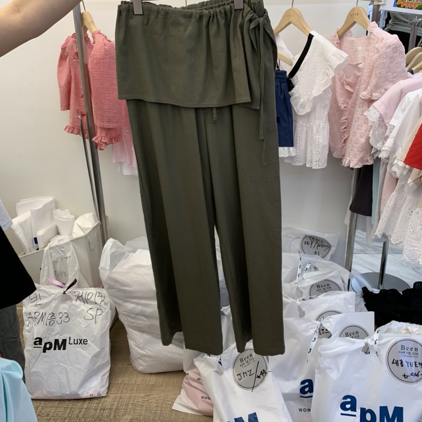 BEEN-A韓國代購女裝新品推薦職業熱賣休閑時尚25春夏裙褲破洞BEEN-A裙褲