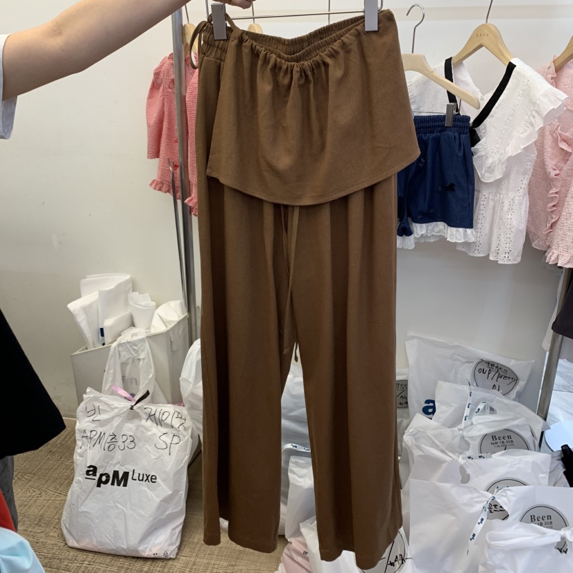 BEEN-A韓國代購女裝新品推薦職業熱賣休閑時尚25春夏裙褲破洞BEEN-A裙褲圖色2