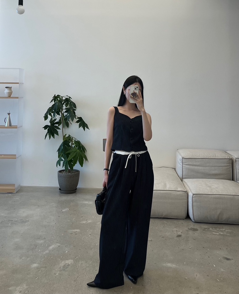AMUSE SEOUL東大門實拍女士新款職業25春夏熱賣套裝兩件套AMUSE SEOUL套裝