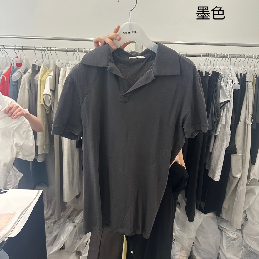 CREAM VILLA(此品牌名稱會遭售假投訴,建議淘寶店鋪商品名稱中不要使用)東大門代購女裝新品人氣T恤CREAMVILLAT恤圖色4