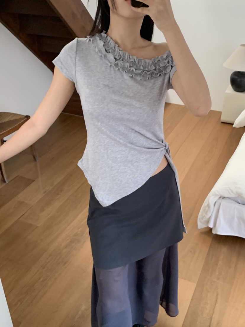 MURMUR韓國代購女裝新品人氣熱賣時尚25春夏休閑真品推薦T恤MURMURT恤