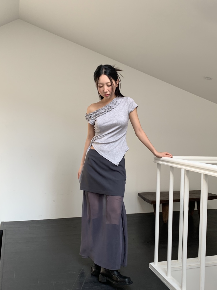 MURMUR韓國代購女裝新品人氣熱賣時尚25春夏休閑真品推薦T恤MURMURT恤