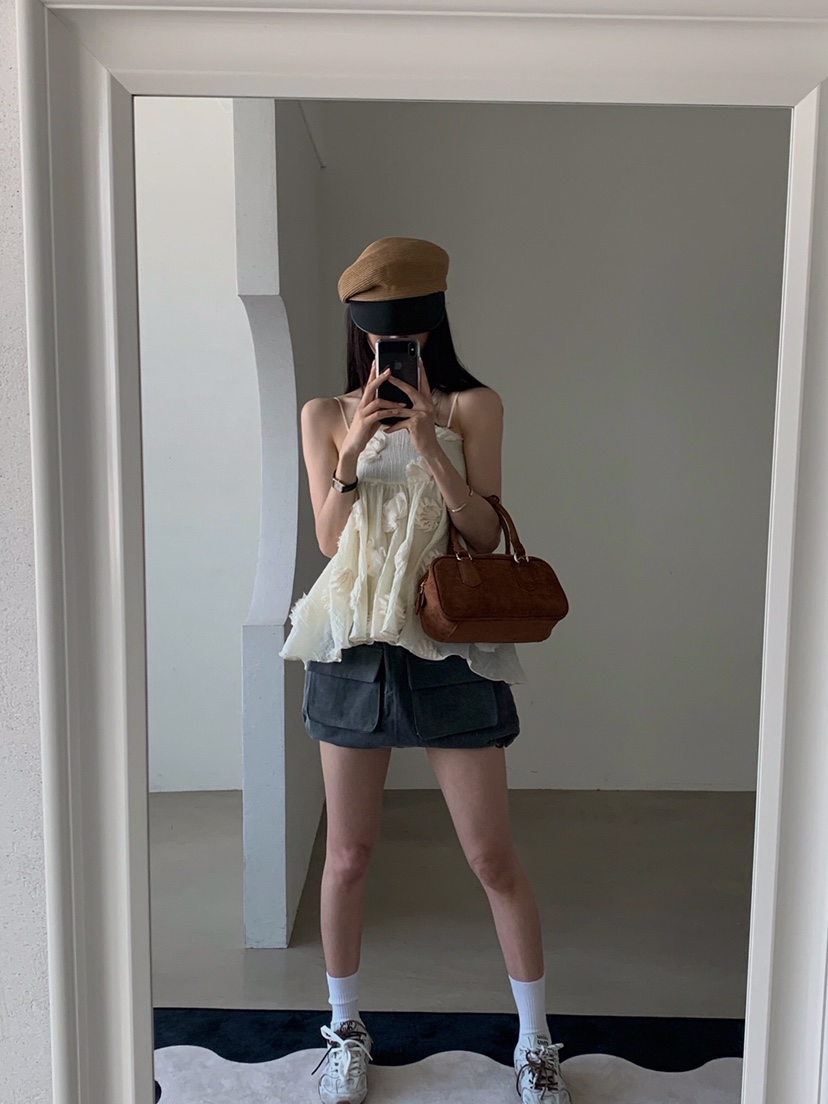 VERANDA韓國直郵女士新品職業推薦人氣時尚休閑真品吊帶背心VERANDA吊帶/背心