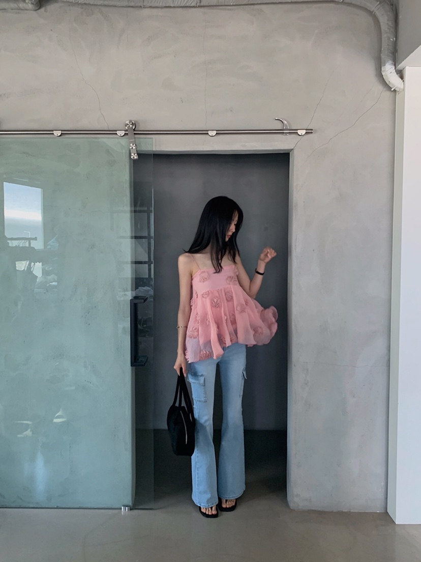VERANDA韓國直郵女士新品職業推薦人氣時尚休閑真品吊帶背心VERANDA吊帶/背心