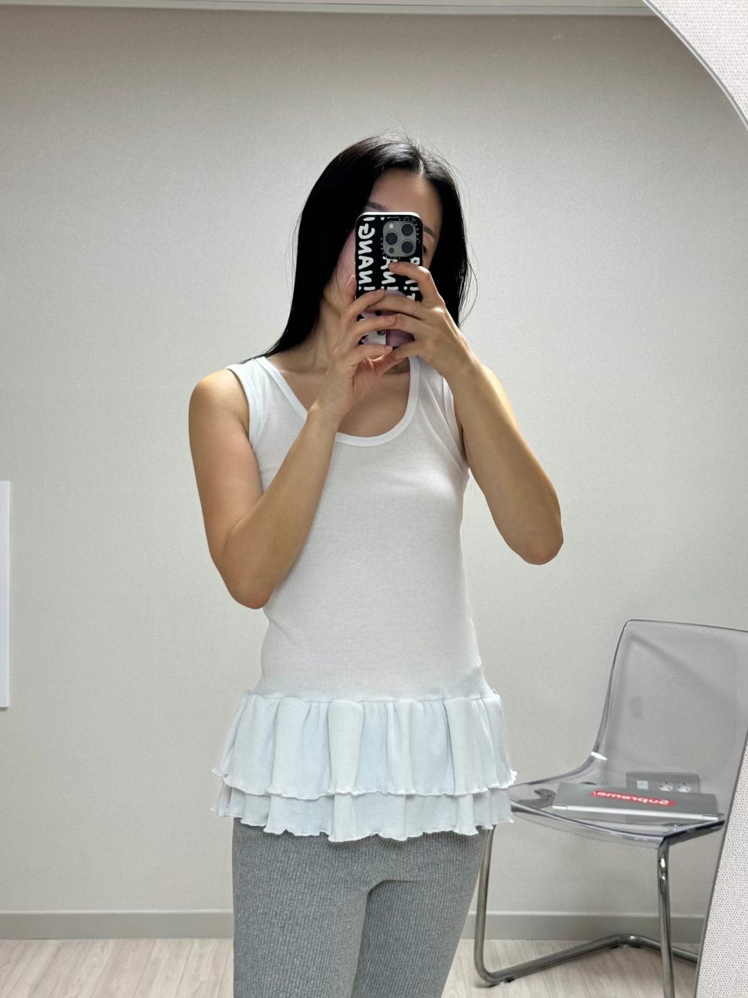 SEOULER韓國代購女士新款時尚休閑熱賣真品職業25春夏吊帶背心SEOULER吊帶/背心圖色1