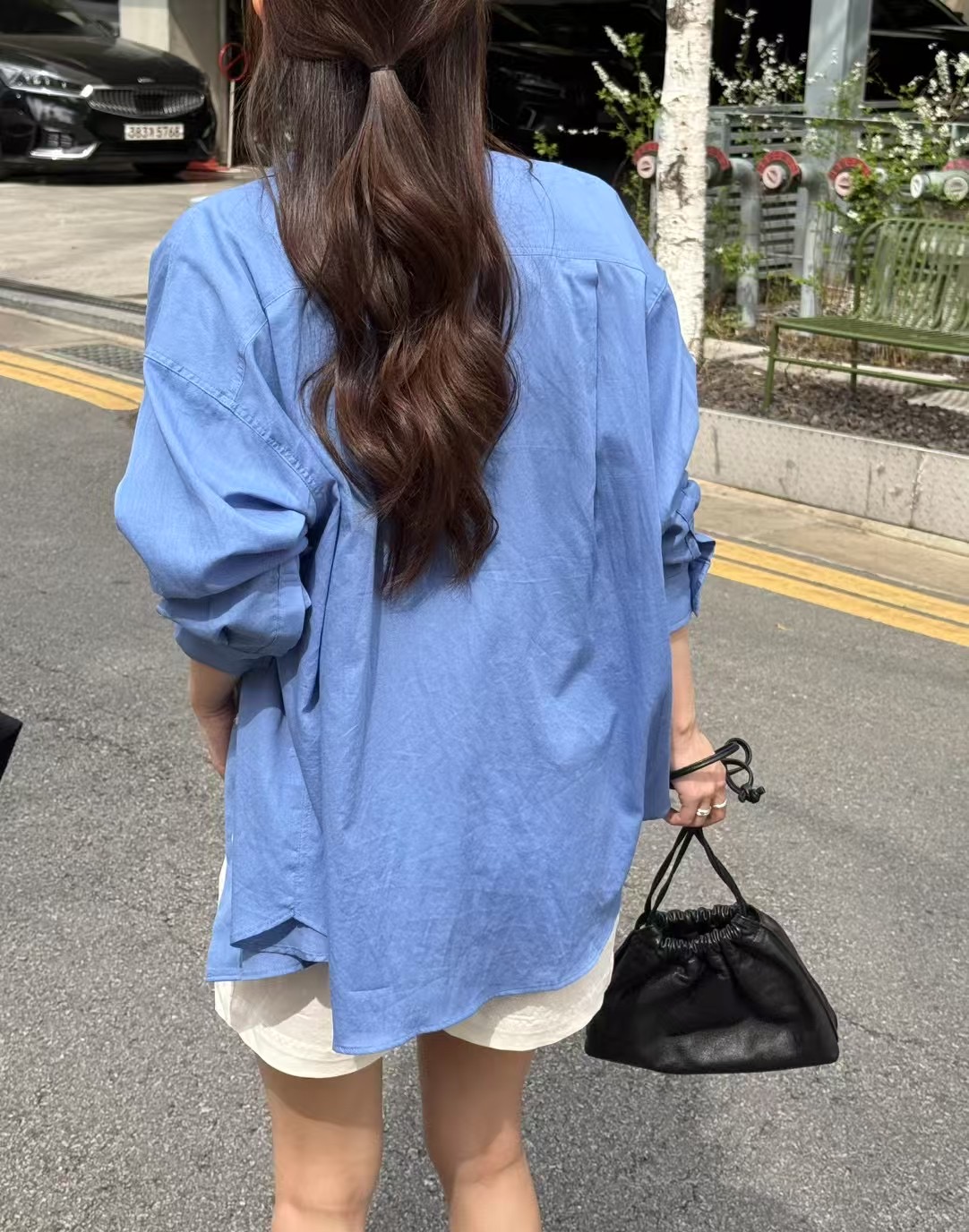 AMYGRACE東大門直郵女裝新款25春夏推薦人氣職業襯衫蕾絲衫AMYGRACE襯衫/蕾絲衫